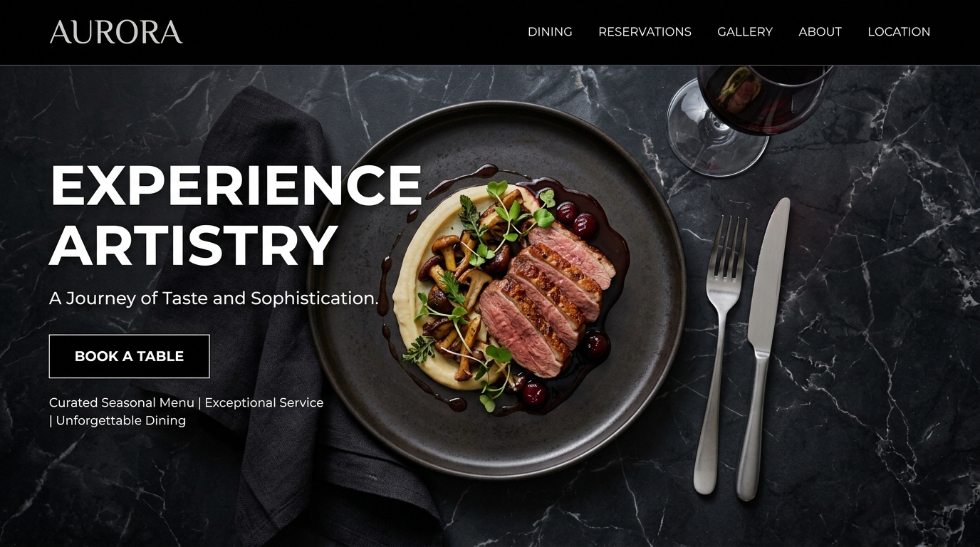 Aurora - Restaurant Web